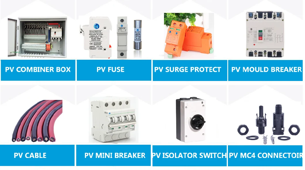 IP67 Solar PV Combiner Box PV Array Box 4 Groups 8 Groups 12 Groups in and 1 out