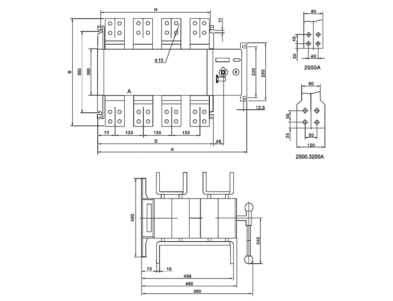 OEM Hgld ATS Automatic Transfer Switch Change-Over Switch