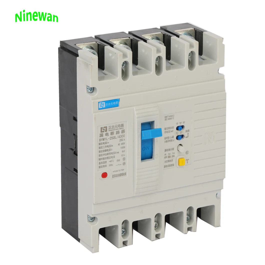 Professional Moulded Case Circuit Breaker Manufacturer AC DC 16- 160AMP Low Voltage Protector RCCB/RCBO/ELCB/MCB/MCCB