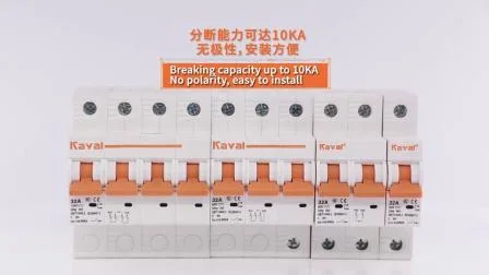 Kayal Niederspannungs-1200-V-Leistungsschalter 24 V 48 V DC MCB