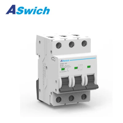 Aswich Esm1-63 Mini-Leistungsschalter 3p 63A AC240~415V MCB