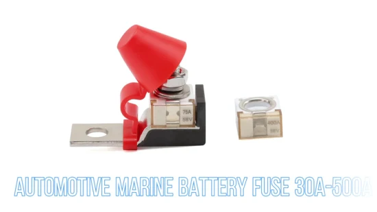 30 A bis 500 A 58 V DC RV Yacht Marine Automotive Keramik-Batterieklemmensicherung