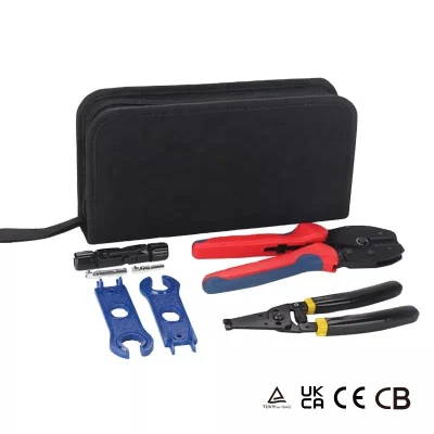 Network Tool PV Kit Crimpzange zum Schneiden von Streifen und Crimps. Das Network Cable Network Solar Tool Kit