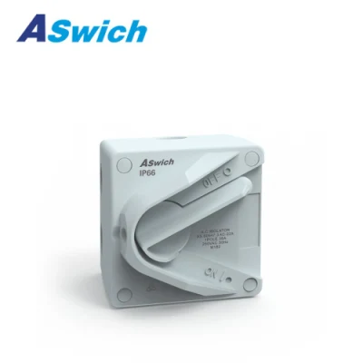 Aswich EAS50-Serie, UV-beständig, für den Außenbereich, Zuhause, PV, Industrie, Gewerbe, Mini-AC-Trennschalter, Isolator